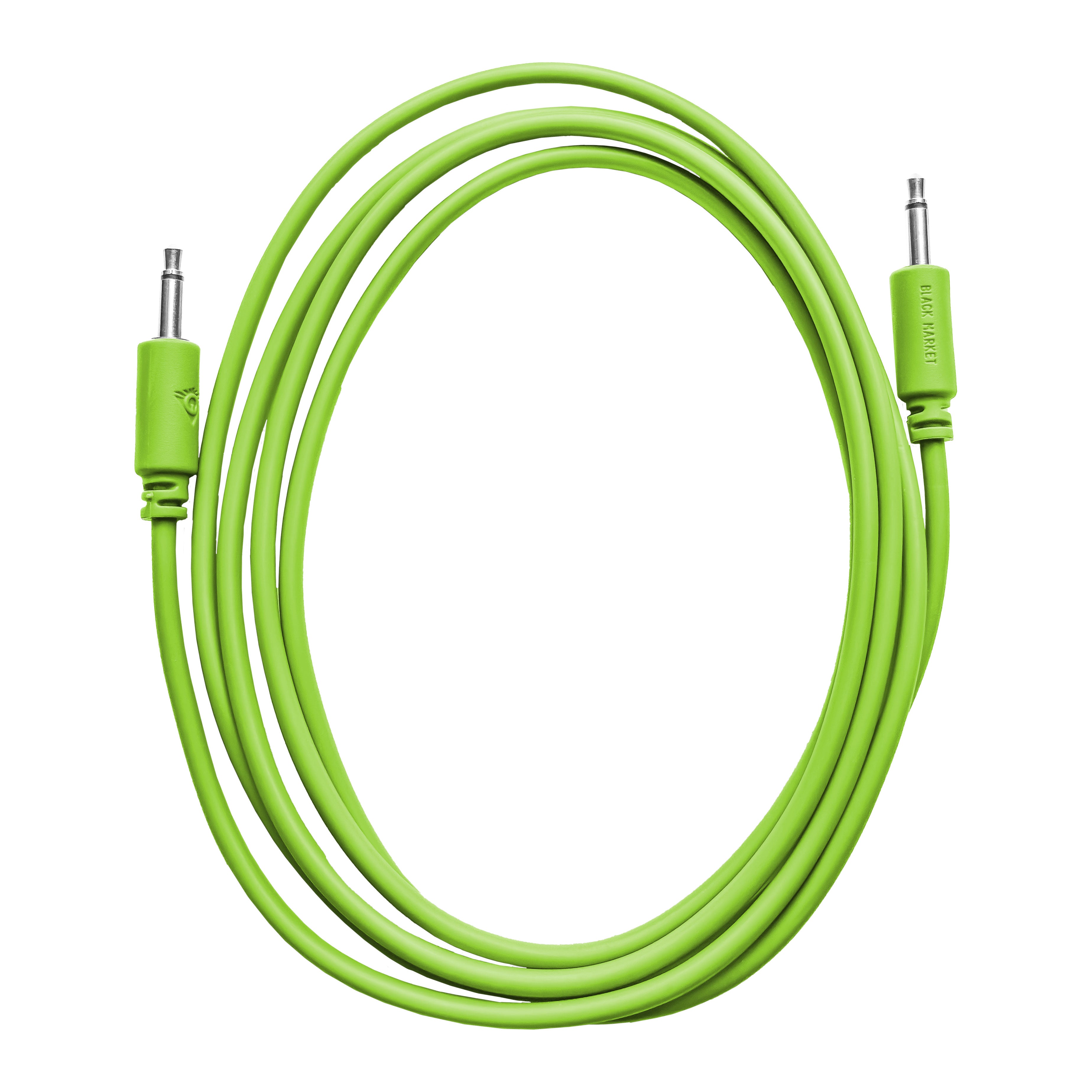 Black Market Modular 3.5mm Patch Cable - 100cm/40" - Glow in the Dark View 1