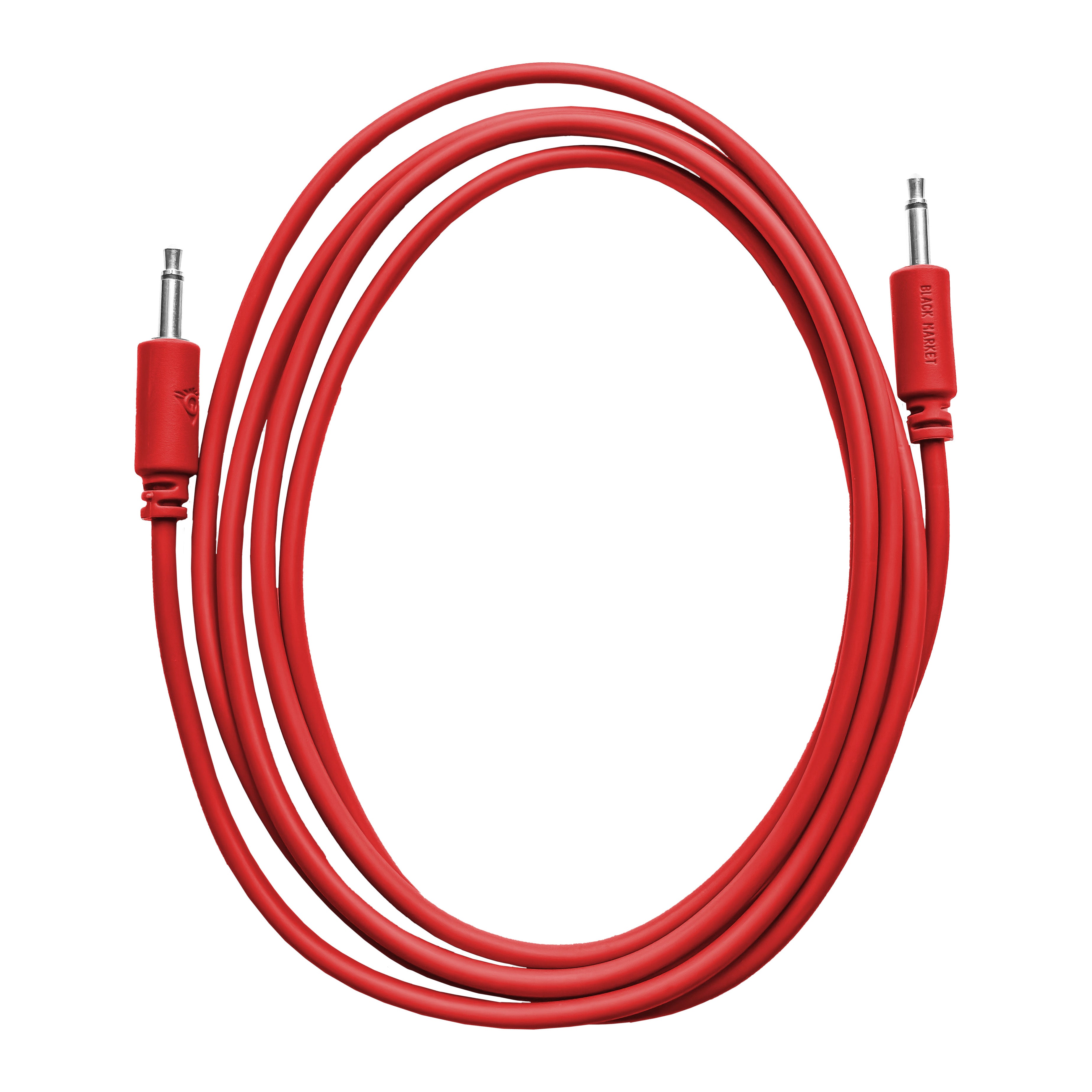 Black Market Modular 3.5mm Patch Cable - 100cm/40" - Red View 1
