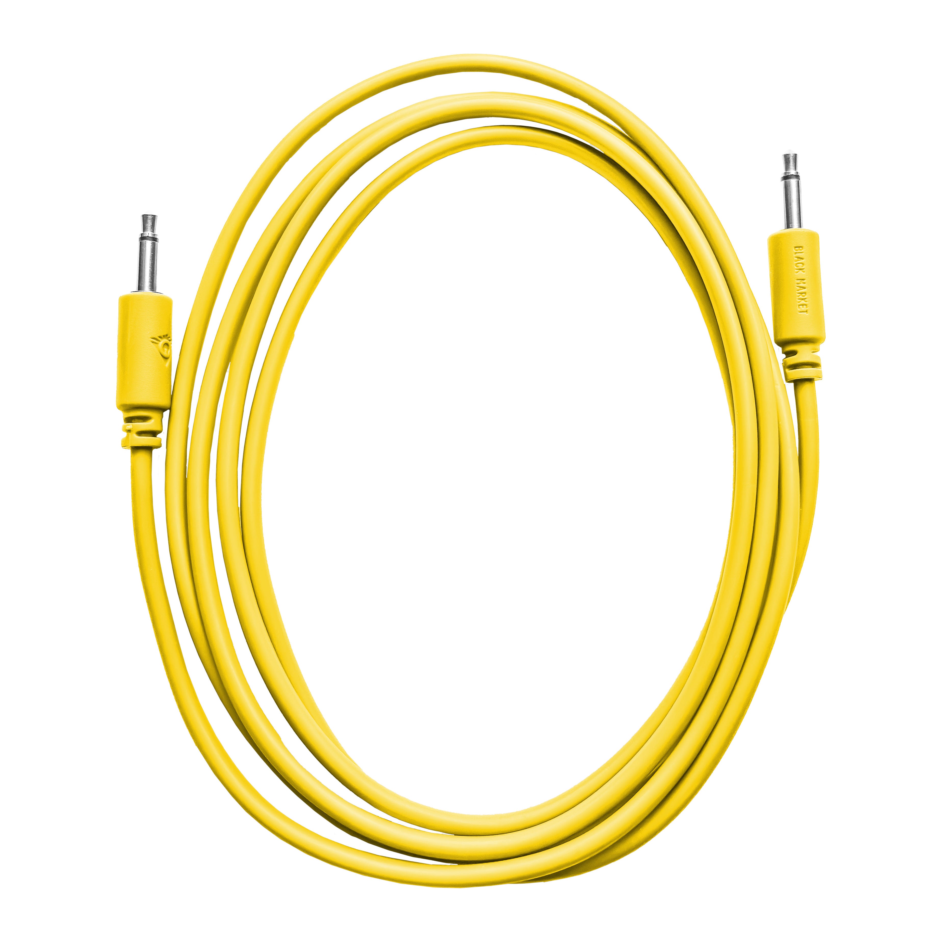 Black Market Modular 3.5mm Patch Cable - 100cm/40" - Yellow View 1