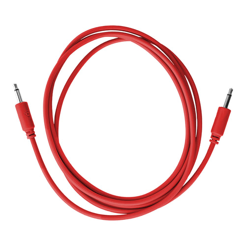 Black Market Modular 3.5mm Patch Cable - 150cm/60" - Red View 1