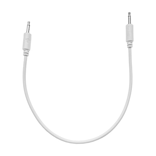 Black Market Modular 3.5mm Patch Cable - 25cm/10" - White View 1