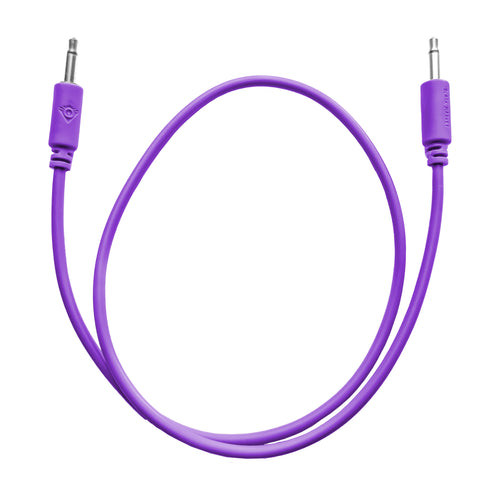 Black Market Modular 3.5mm Patch Cable - 50cm/20" - Violet View 1