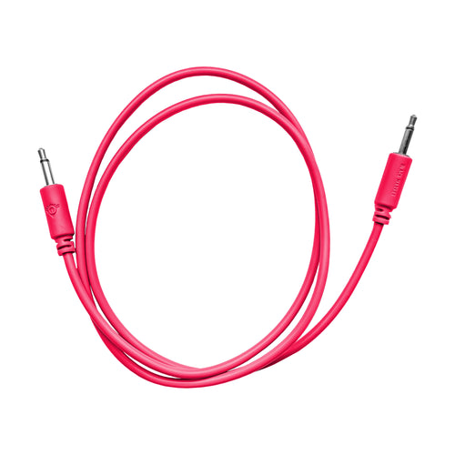 Black Market Modular 3.5mm Patch Cable - 75cm/30" - Pink View 1