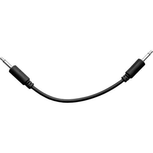 Black Market Modular 3.5mm Patch Cable - 9cm/3.5" - Black View 1