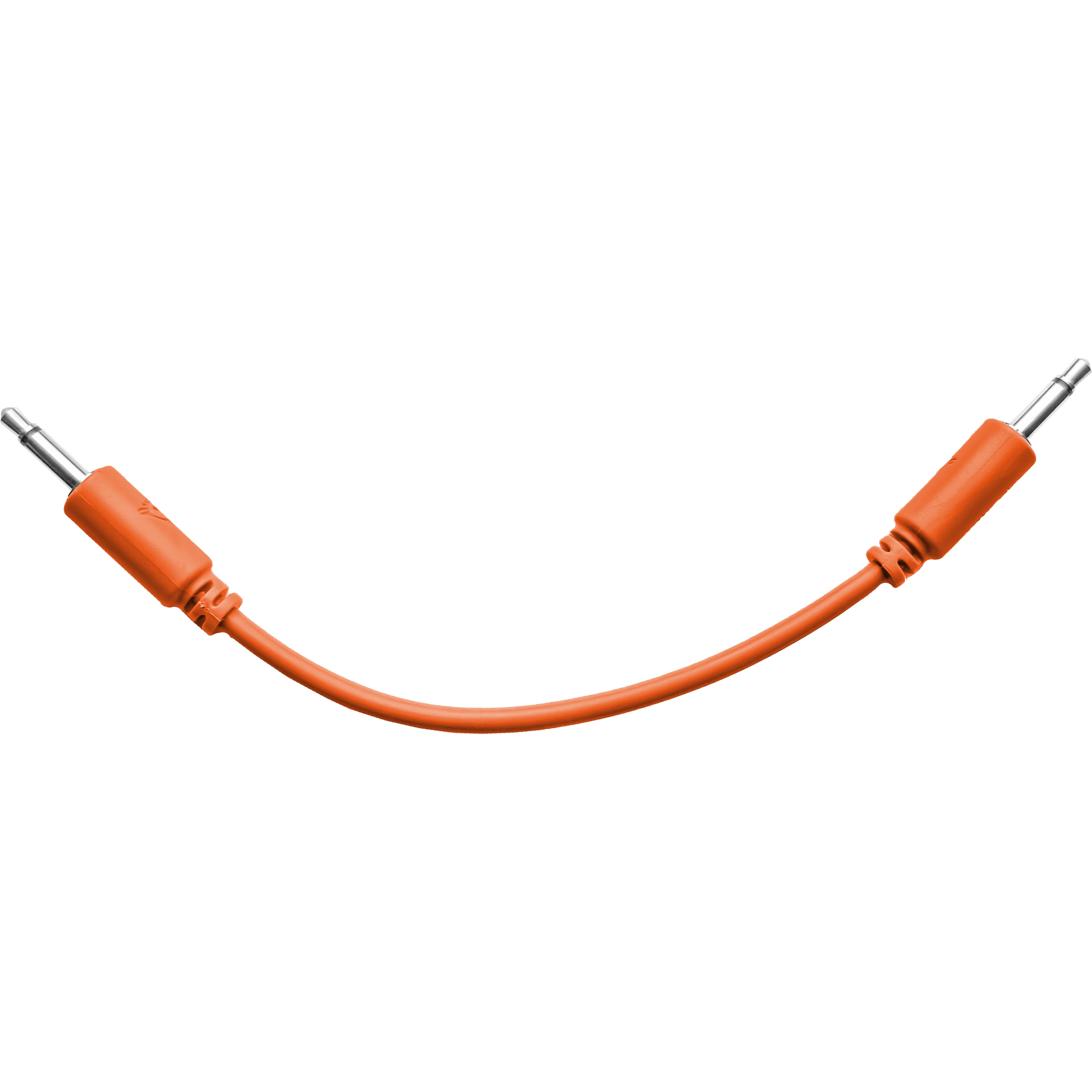 Black Market Modular 3.5mm Patch Cable - 9cm/3.5" - Orange View 1