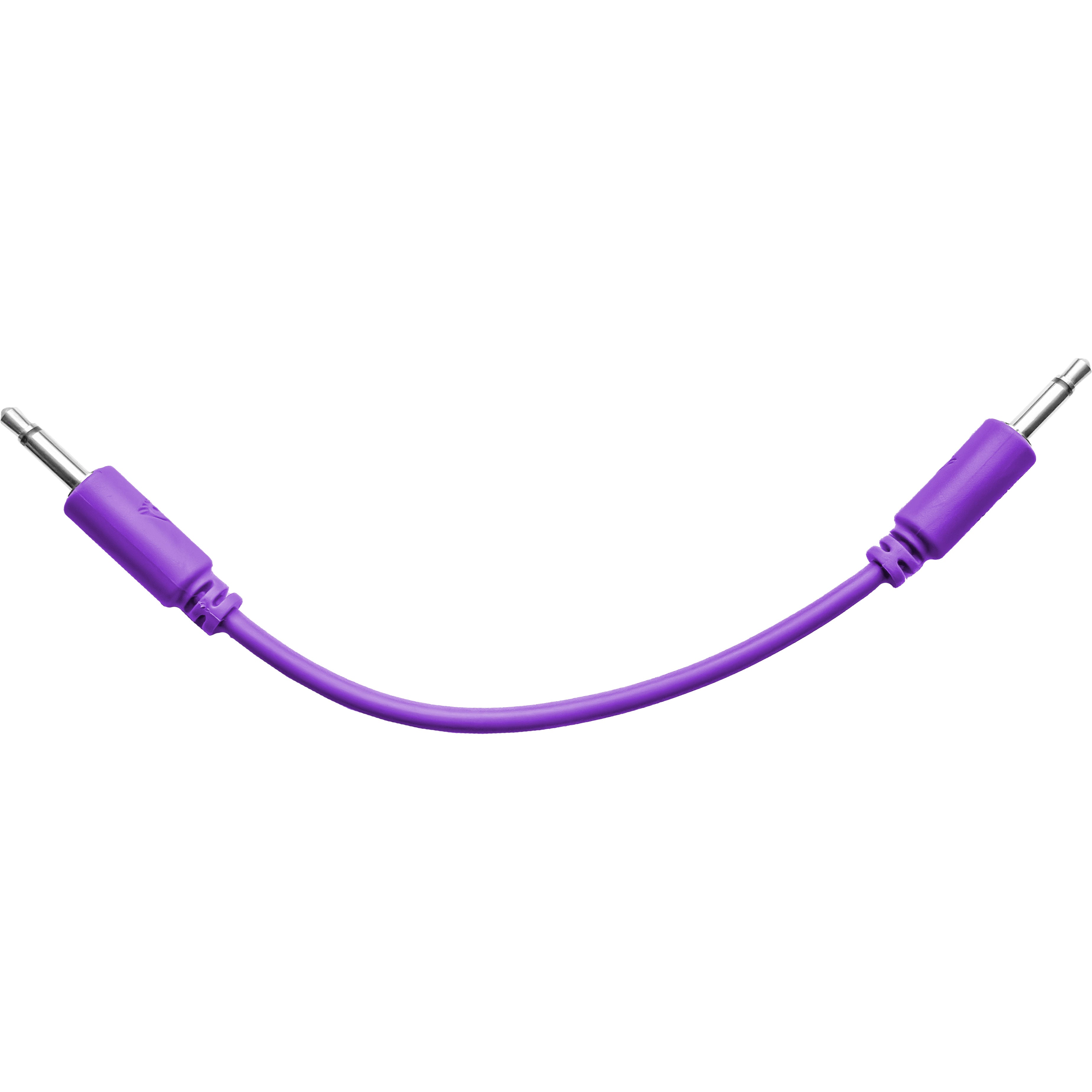 Black Market Modular 3.5mm Patch Cable - 9cm/3.5" - Violet View 1