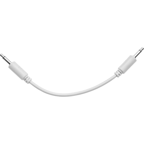 Black Market Modular 3.5mm Patch Cable - 9cm/3.5" - White View 1