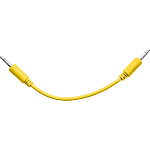 Black Market Modular 3.5mm Patch Cable - 9cm/3.5" - Yellow View 1