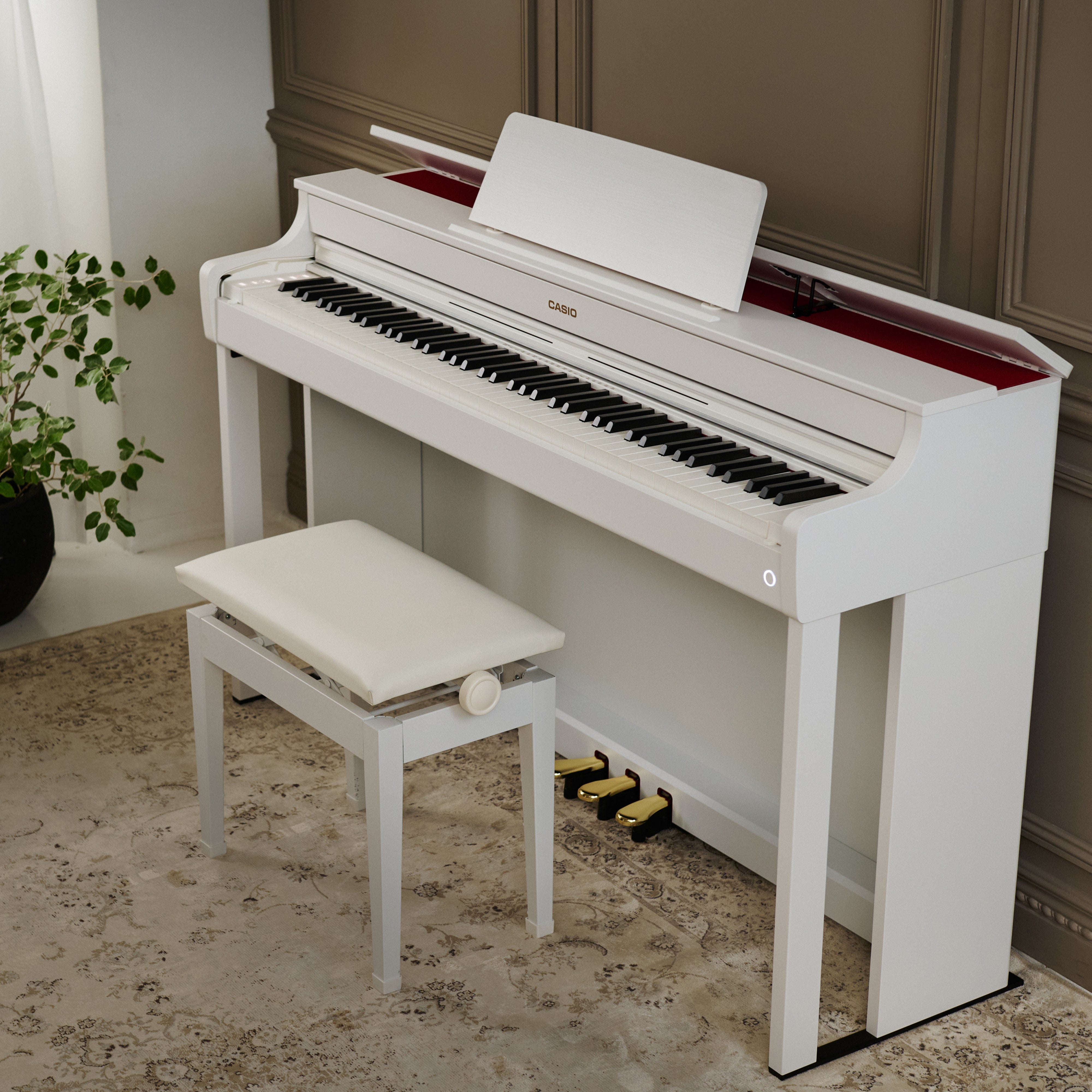 Casio Celviano AP-300 Digital Piano - White - View 3