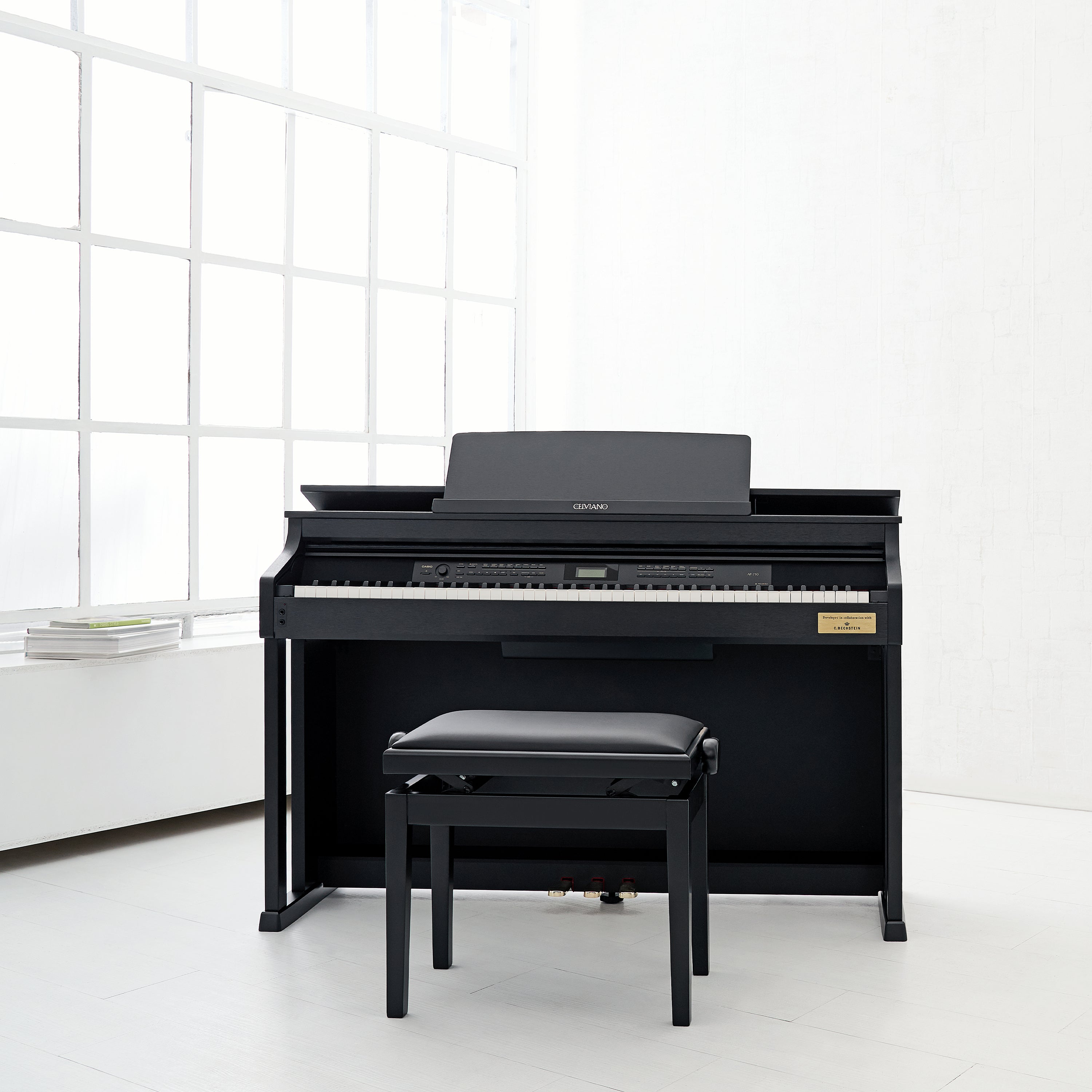 Casio Celviano AP-710 Digital Piano - Satin Black - View 1
