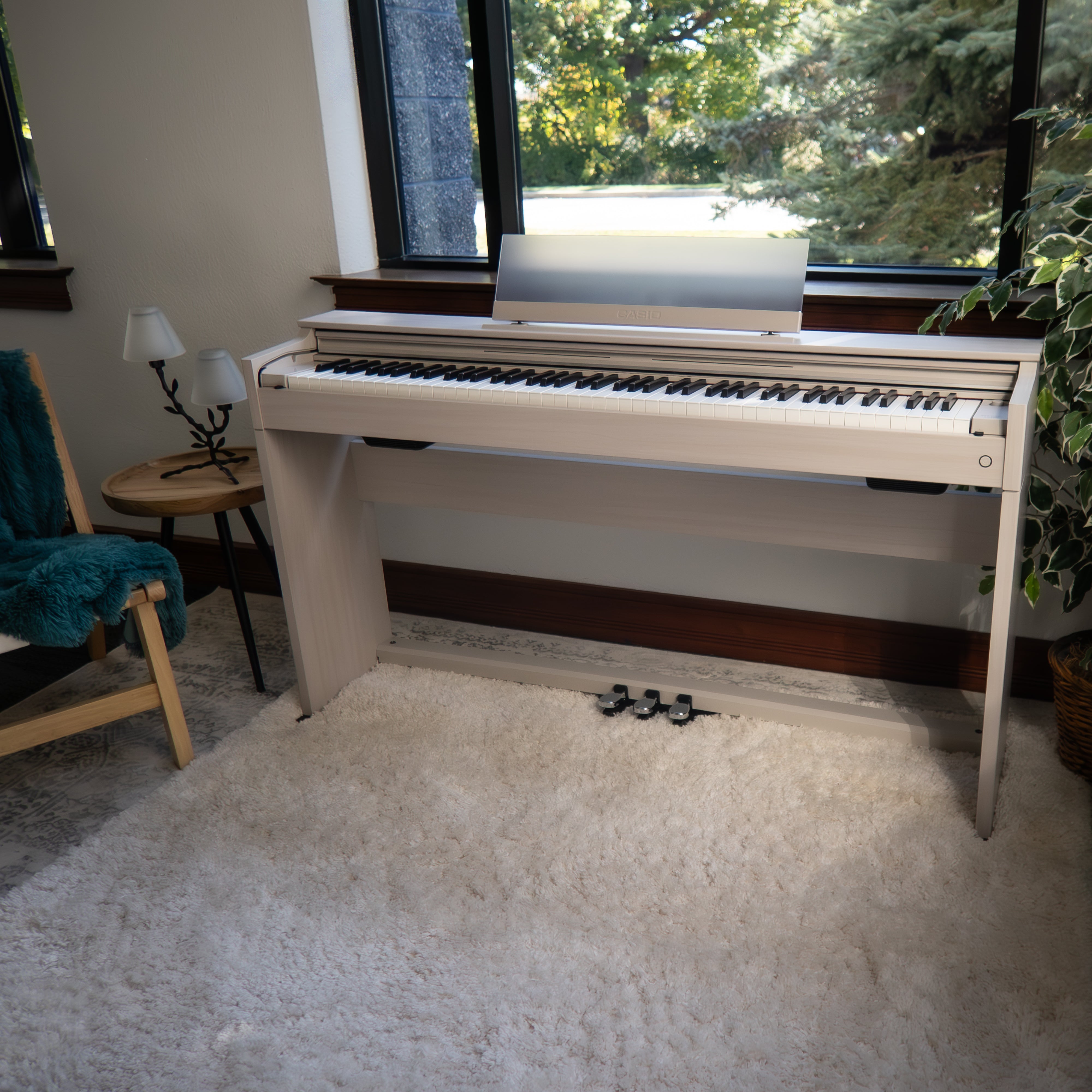 Casio Celviano AP-S200 Digital Piano - Grey Beige, view 9