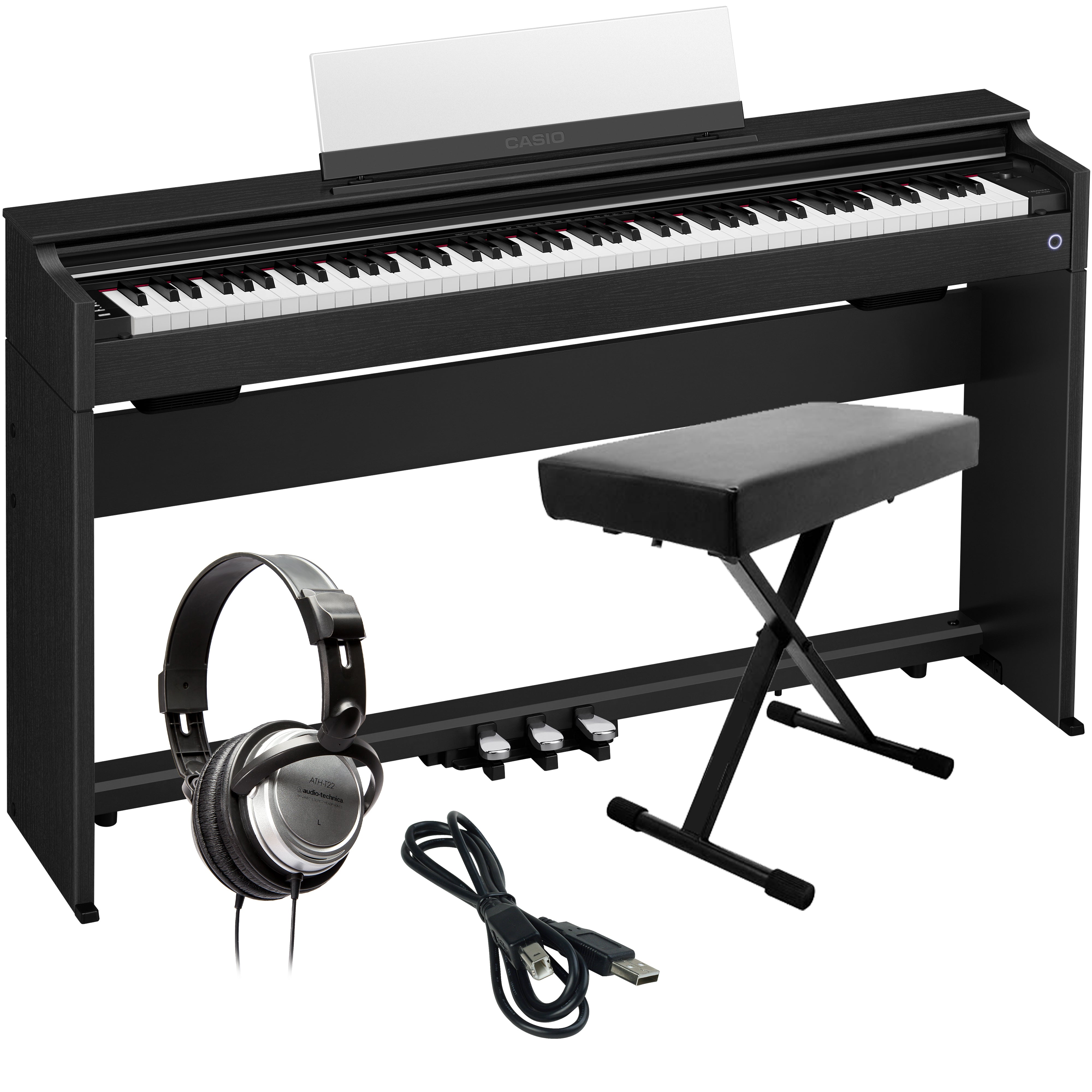 Casio Celviano AP-S200 Digital Piano - Black COMPLETE HOME BUNDLE