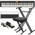 Casio CDP-S360 Compact Digital Piano - Black KEY ESSENTIALS BUNDLE