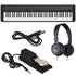 Collage of the Casio Casiotone CT-S1-76 Portable Keyboard - Black BONUS PAK