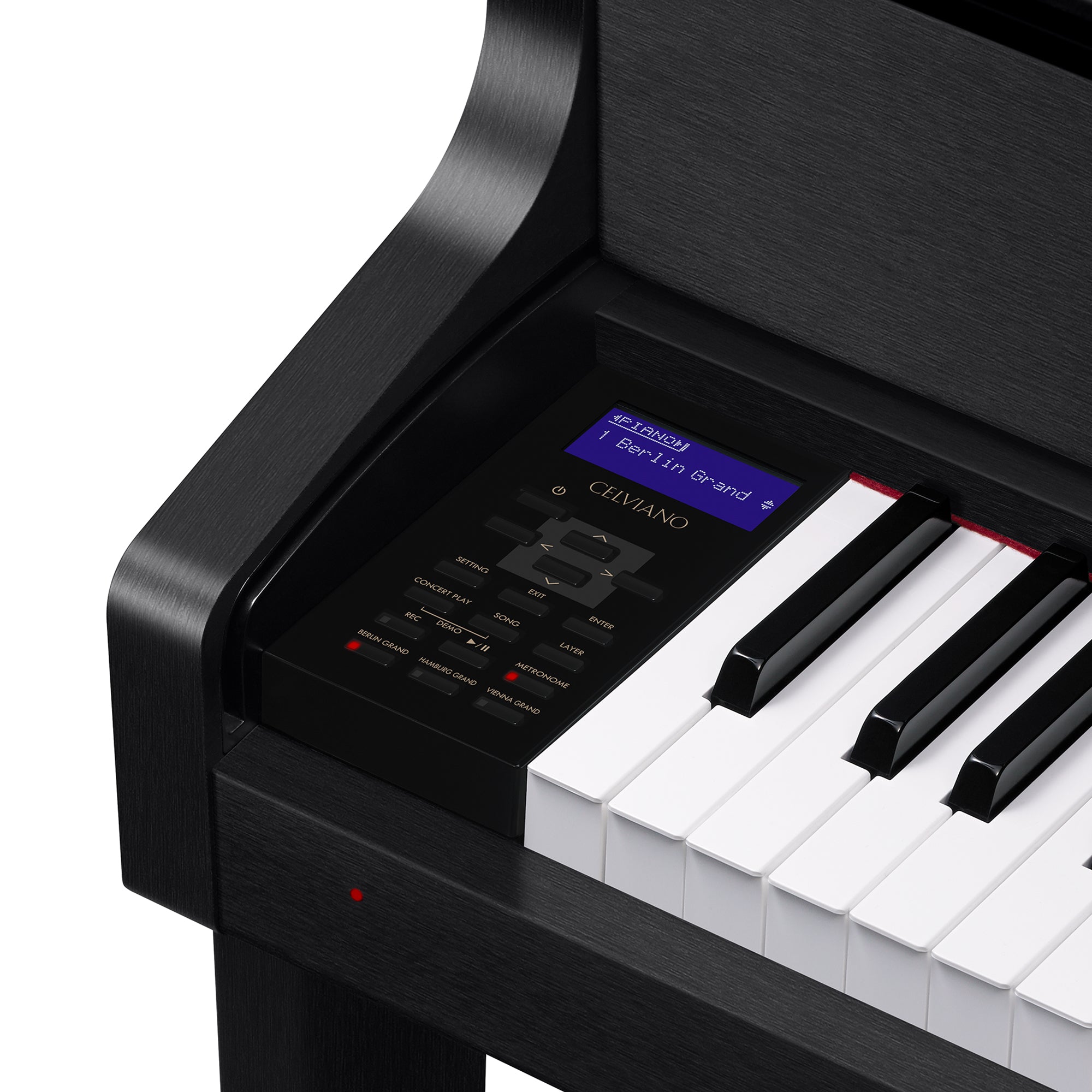 Casio Celviano Grand Hybrid GP-310 Digital Piano - Satin Black - Controls