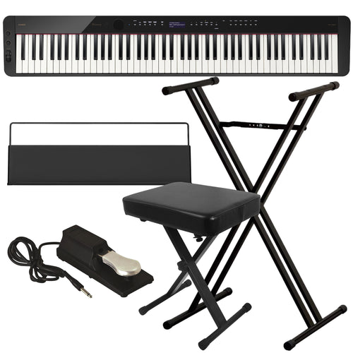 Casio PX-S3100 Digital Piano - Black KEY ESSENTIALS BUNDLE