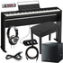 Casio PX-S5000 Digital Piano  - Black COMPLETE HOME BUNDLE PLUS SUBWOOFER