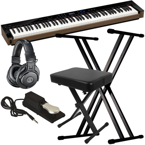 Casio PX-S6000 Digital Piano - Black KEY ESSENTIALS BUNDLE