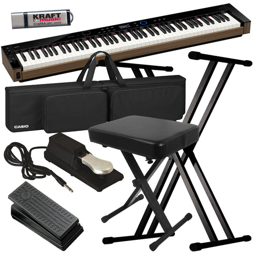 Casio PX-S6000 Digital Piano - Black STAGE ESSENTIALS BUNDLE