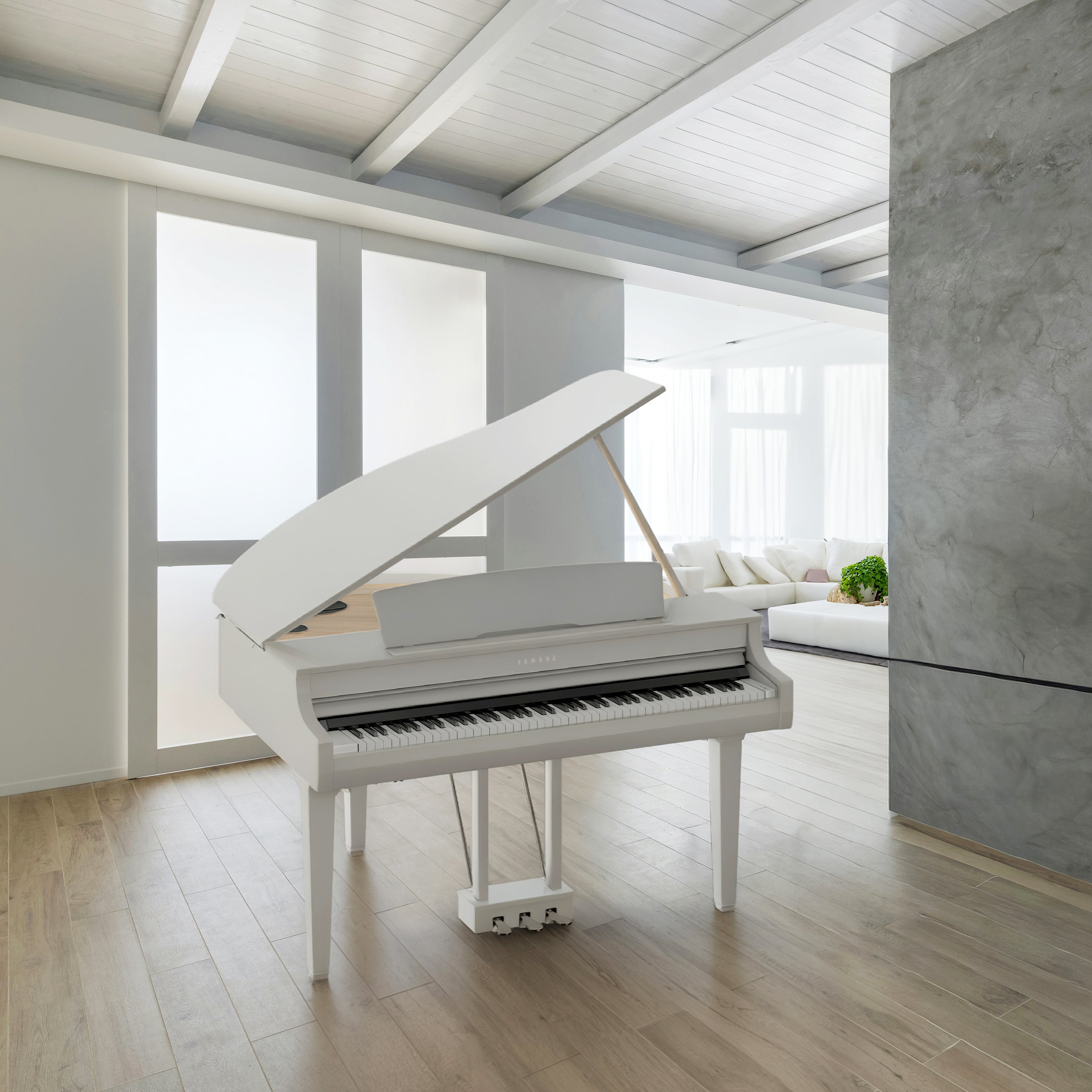 Yamaha Clavinova CSP-295GP Digital Grand Piano - Polished White