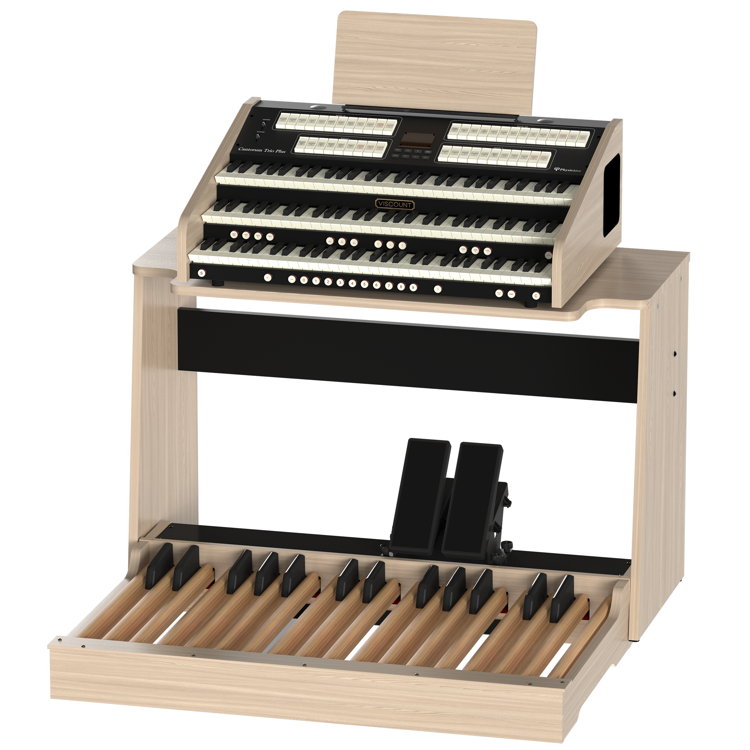 Viscount Cantorum Trio Plus 3 Manual Portable Organ WITH STAND, PEDALS