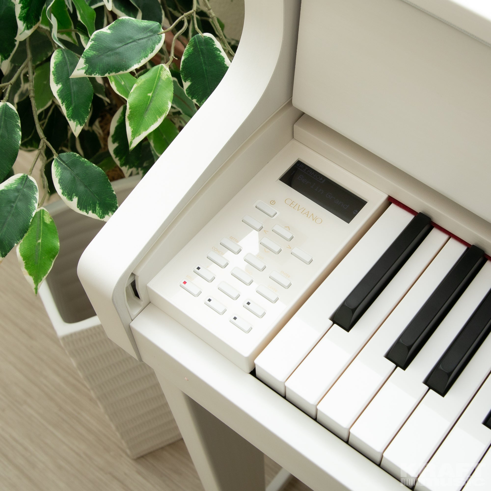 Casio Celviano Grand Hybrid GP-310 Digital Piano - Natural White Wood