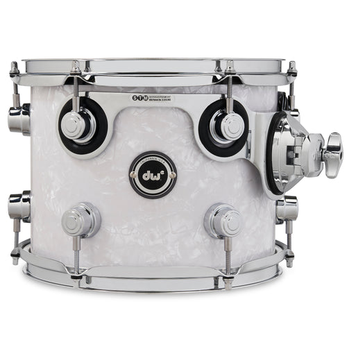 Drum Workshop DWe Rack Tom 8x10" - White Marine Pearl, View 1