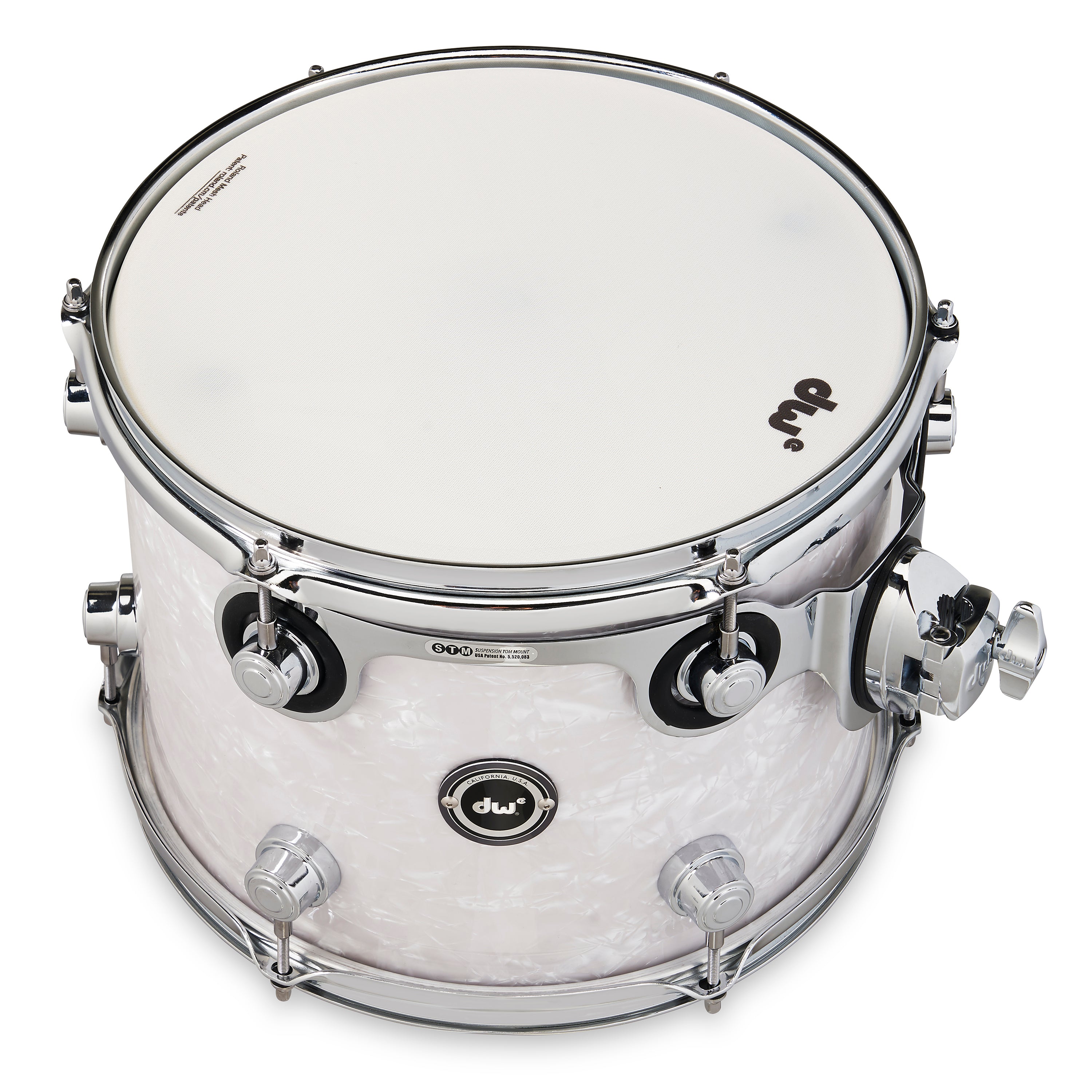 Drum Workshop DWe Rack Tom 9x12" - White Marine Pearl, View 2