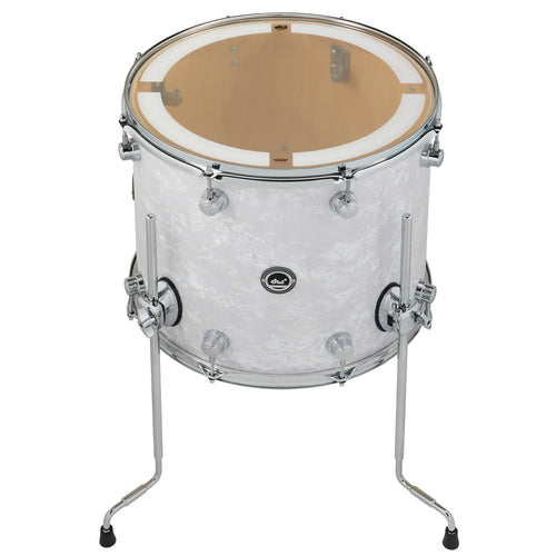 Drum Workshop DWe Floor Tom 14x16" - White Marine Pearl, View 3