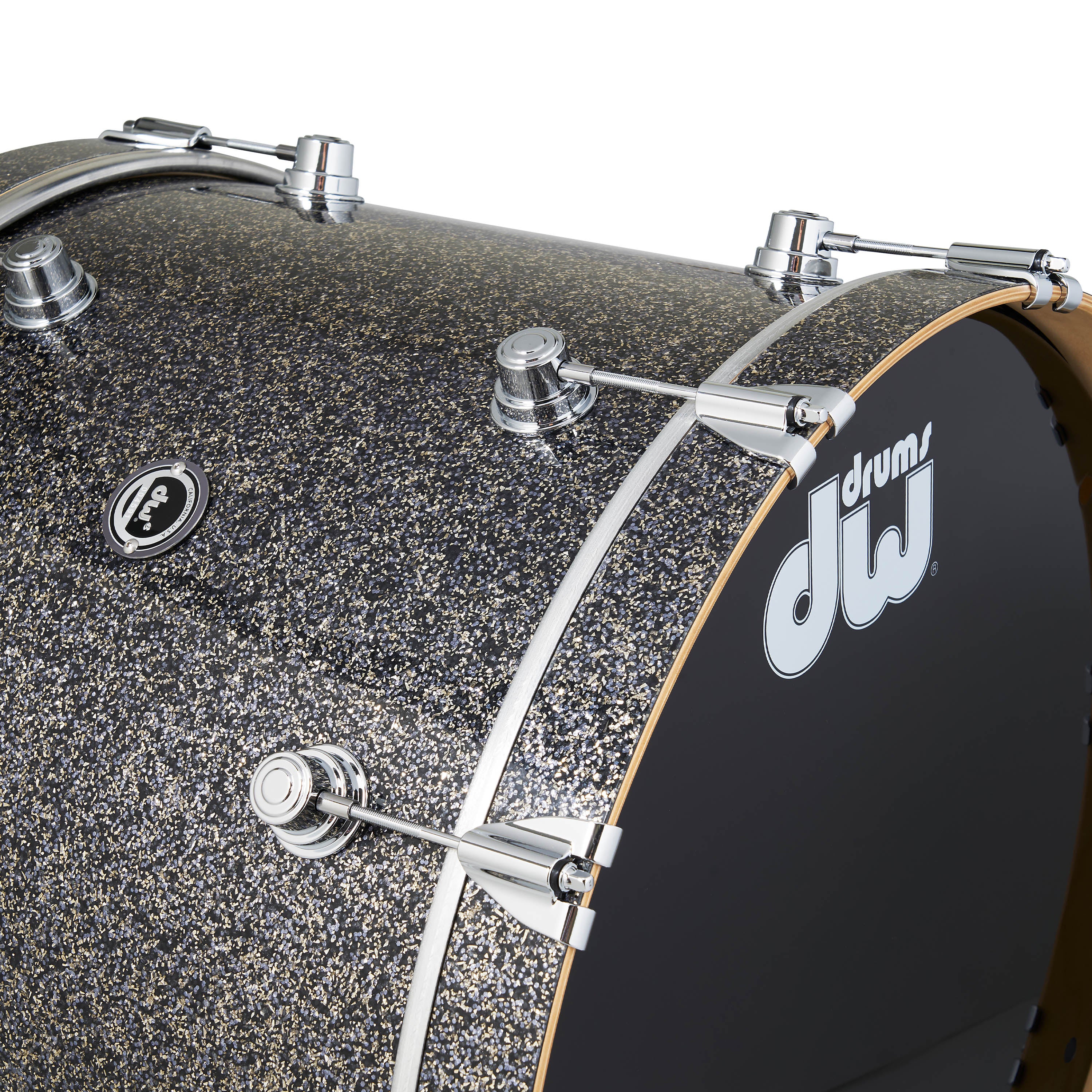 Drum Workshop DWe 5pc Kit with V71 Module and DWe Cymbals - Black