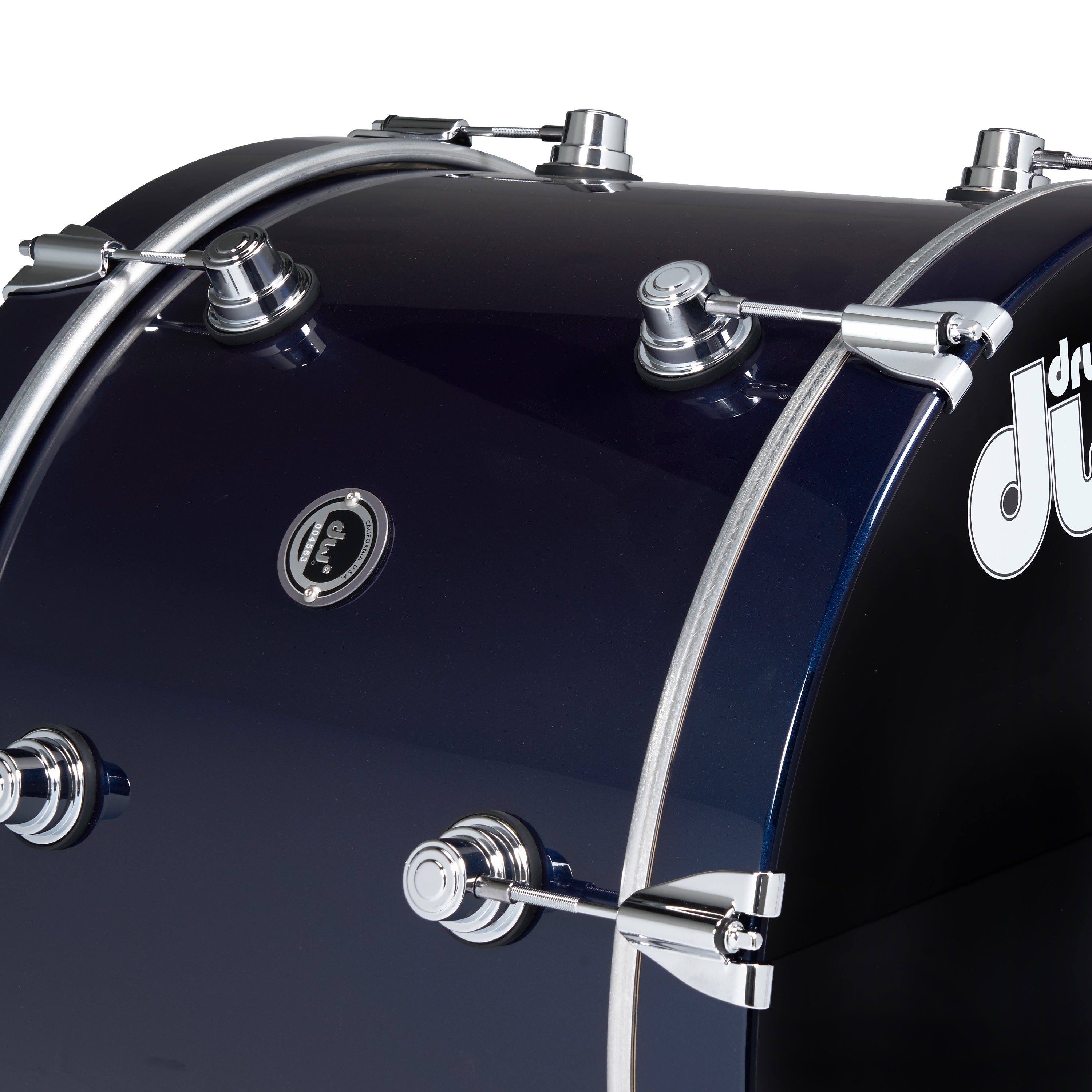 Drum Workshop DWe 4pc Kit with V71 Module and DWe Cymbals - Midnight Blue Metallic