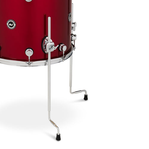 floor tom in Black Cherry Metallic finish