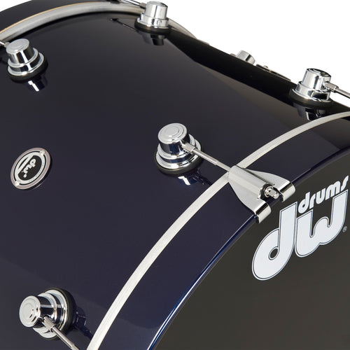 Drum Workshop DWe 5pc Kit with V71 Module and DWe Cymbals - Midnight Blue Metallic