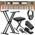 Collage of items included in the Dexibell CLASSICO L4 76-Key Digital Organ KEY ESSENTIALS BUNDLE