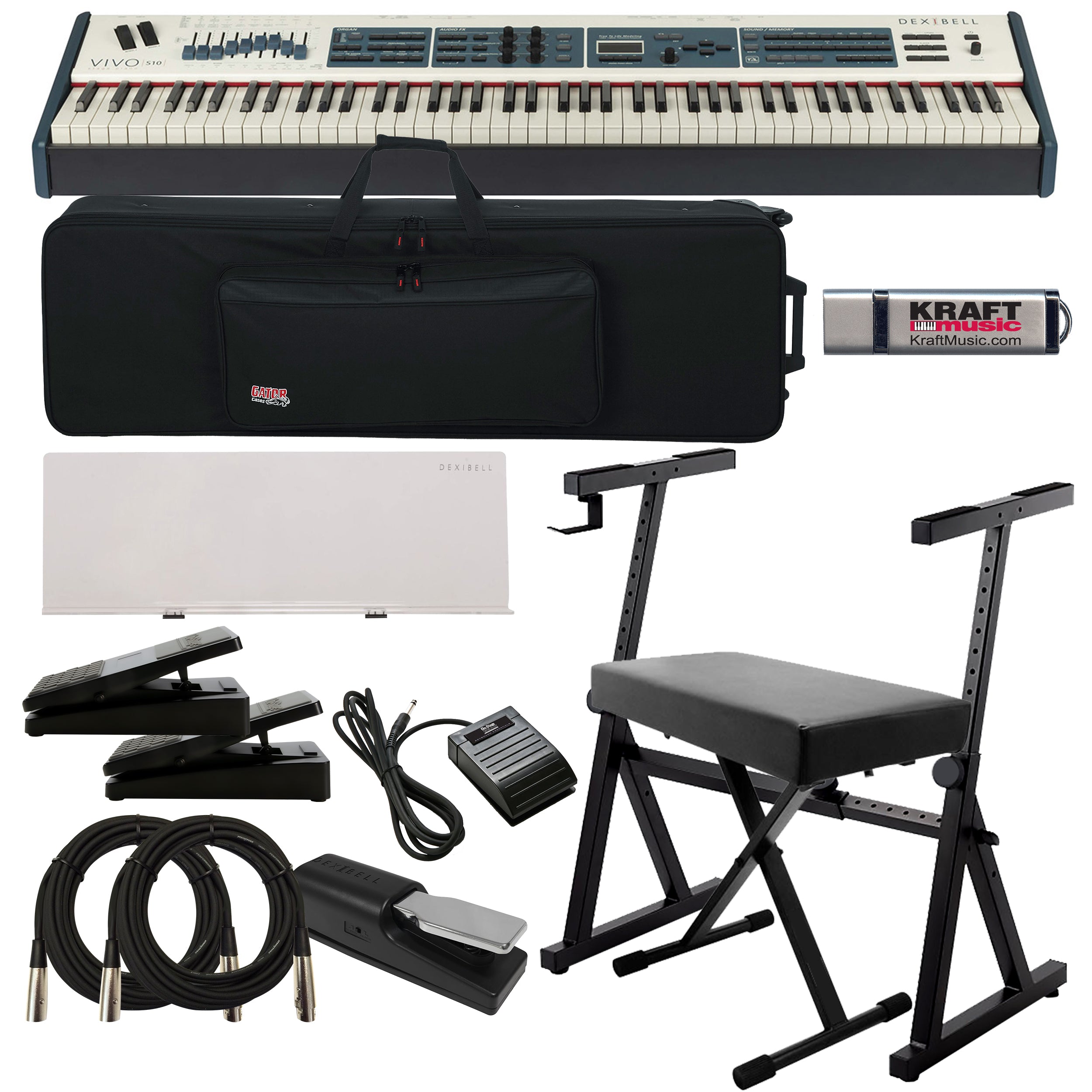 Dexibell VIVO S10 88-Note Stage Piano STAGE RIG