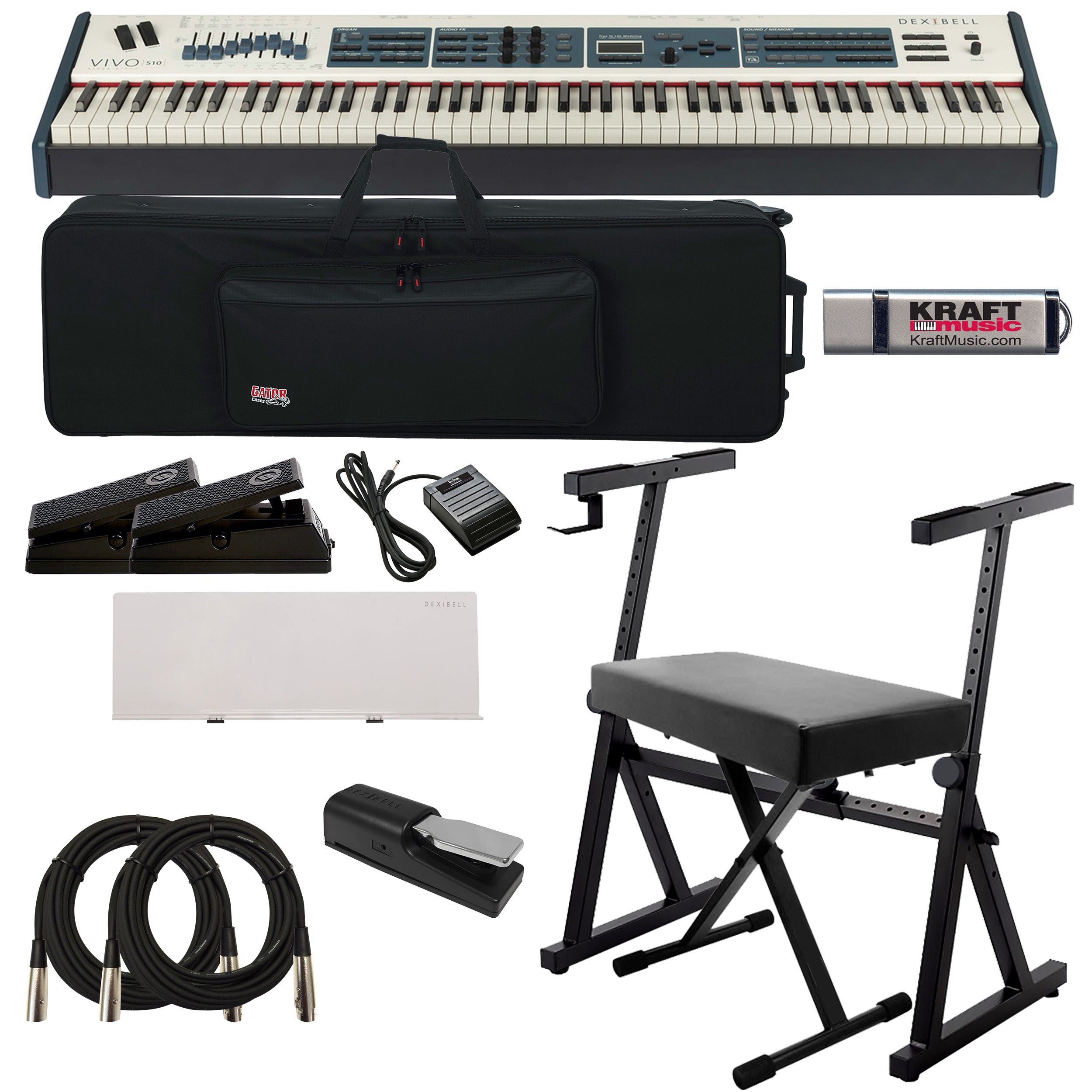 Dexibell VIVO S10 88-Note Stage Piano STAGE RIG