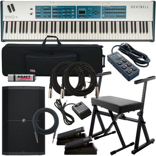 Dexibell VIVO S8 Stage Piano COMPLETE STAGE BUNDLE