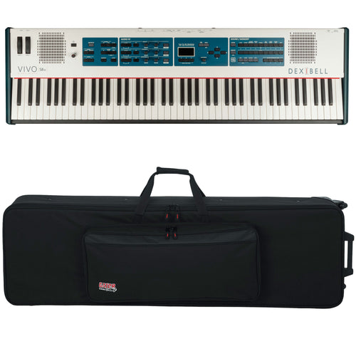 Collage image of the Dexibell VIVO S8M Stage Piano CARRY BAG KIT