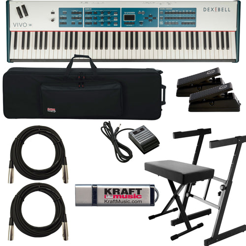 Collage image of the Dexibell VIVO S8 Stage Piano STAGE RIG