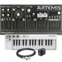 Collage showing components in Dreadbox Artemis Desktop 6-Voice Analog Synthesizer CONTROLLER RIG