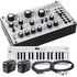 Collage showing components in Dreadbox Hades Reissue Monophonic Analog Bass Synthesizer CONTROLLER RIG