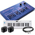 collage showing items in the Dreadbox Nymphes Desktop Polyphonic Analog Synthesizer CONTROLLER RIG