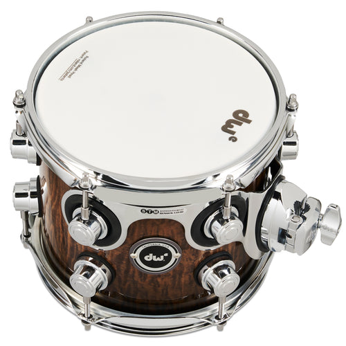 Drum Workshop DWe Floor Tom 7x8" - Curly Maple Burst, View 1