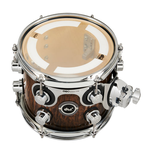 Drum Workshop DWe Floor Tom 7x8" - Curly Maple Burst, View 2