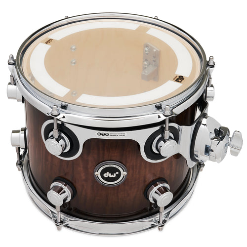 Drum Workshop DWe Rack Tom 8x10" - Curly Maple Burst, View 3