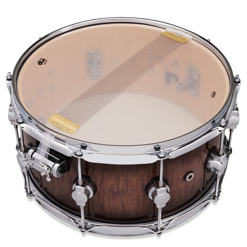 Drum Workshop DWe Snare 6.5x14" - Curly Maple Burst, View 3