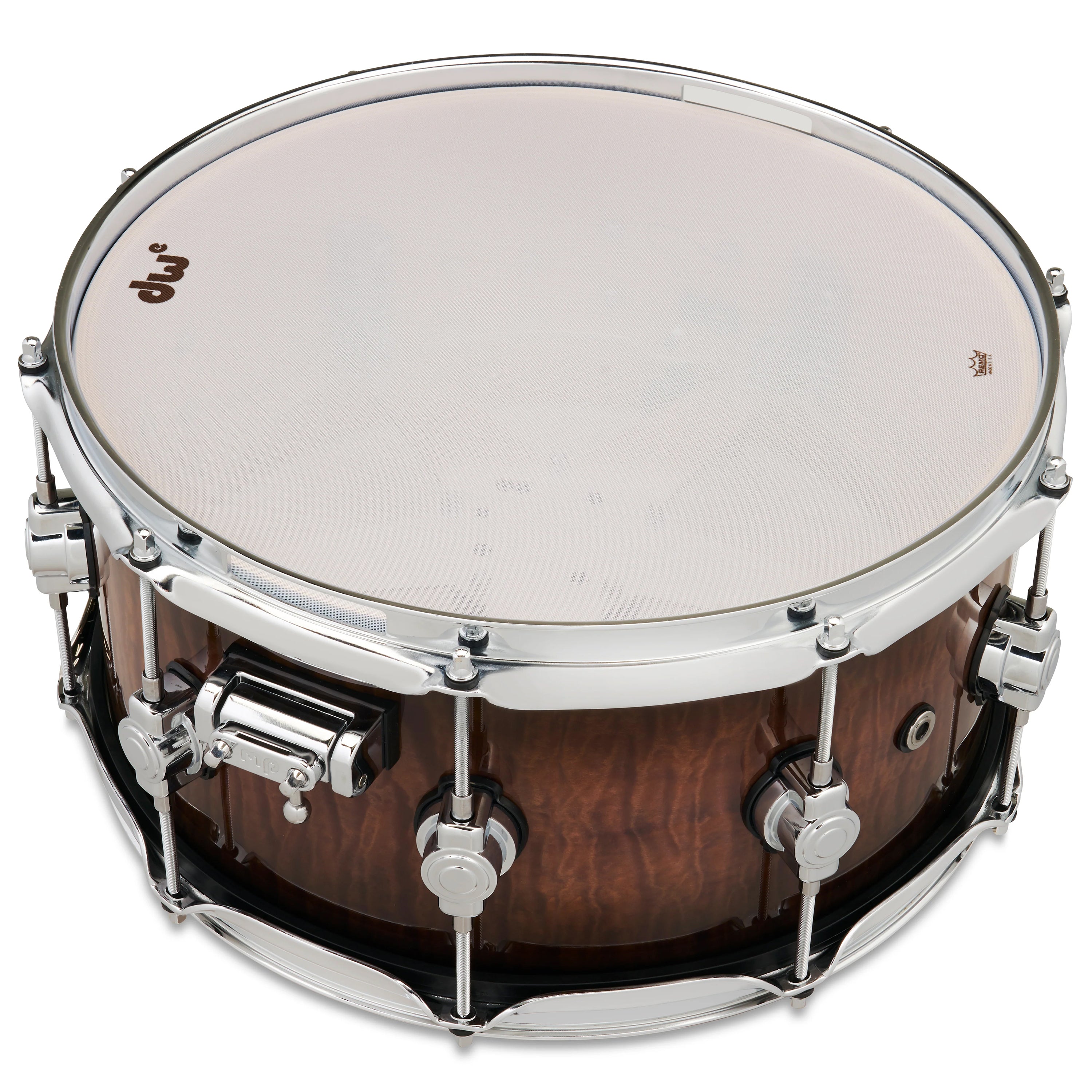 Drum Workshop DWe Snare 6.5x14" - Curly Maple Burst, View 5