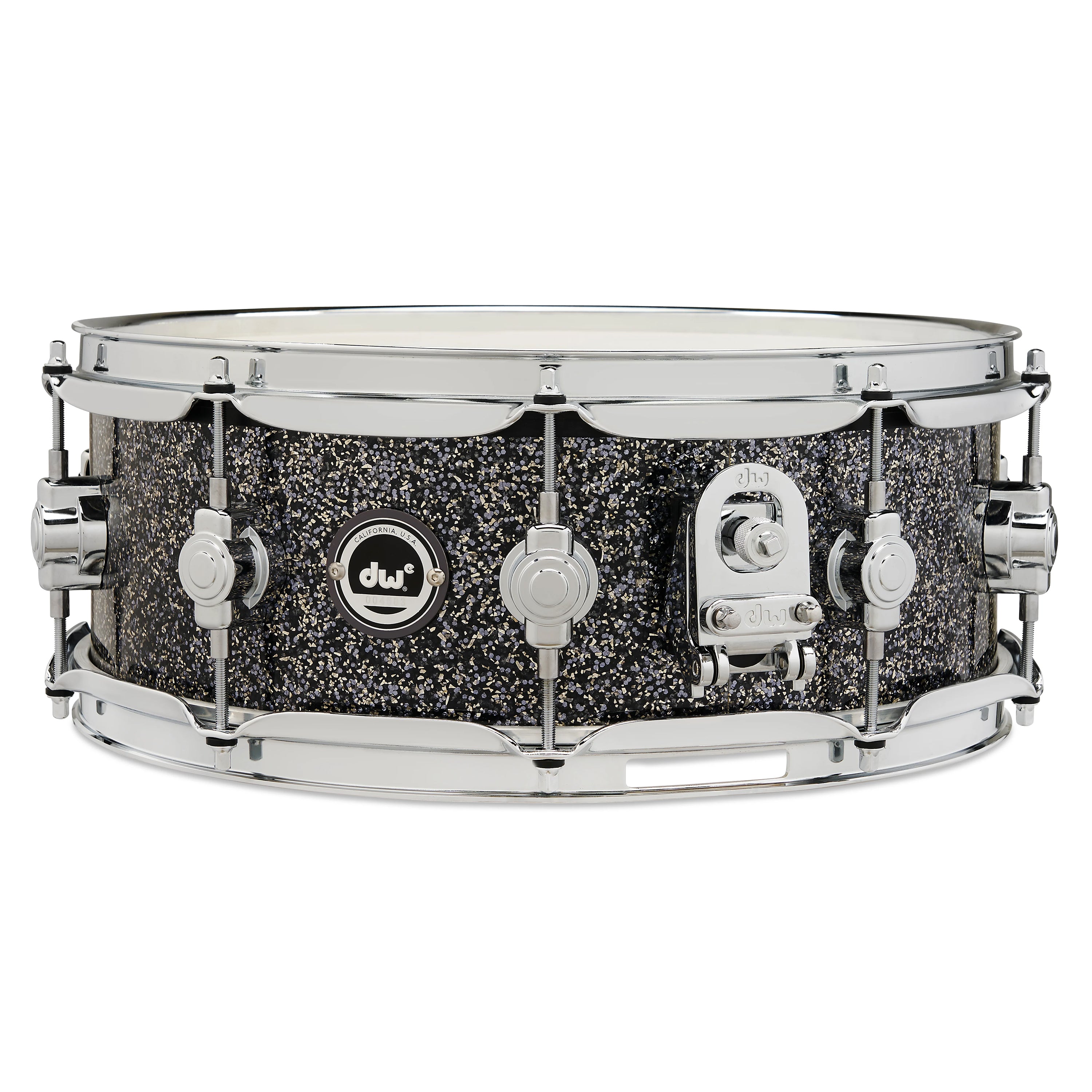 Drum Workshop DWe Snare 5x14" - Black Galaxy, View 1