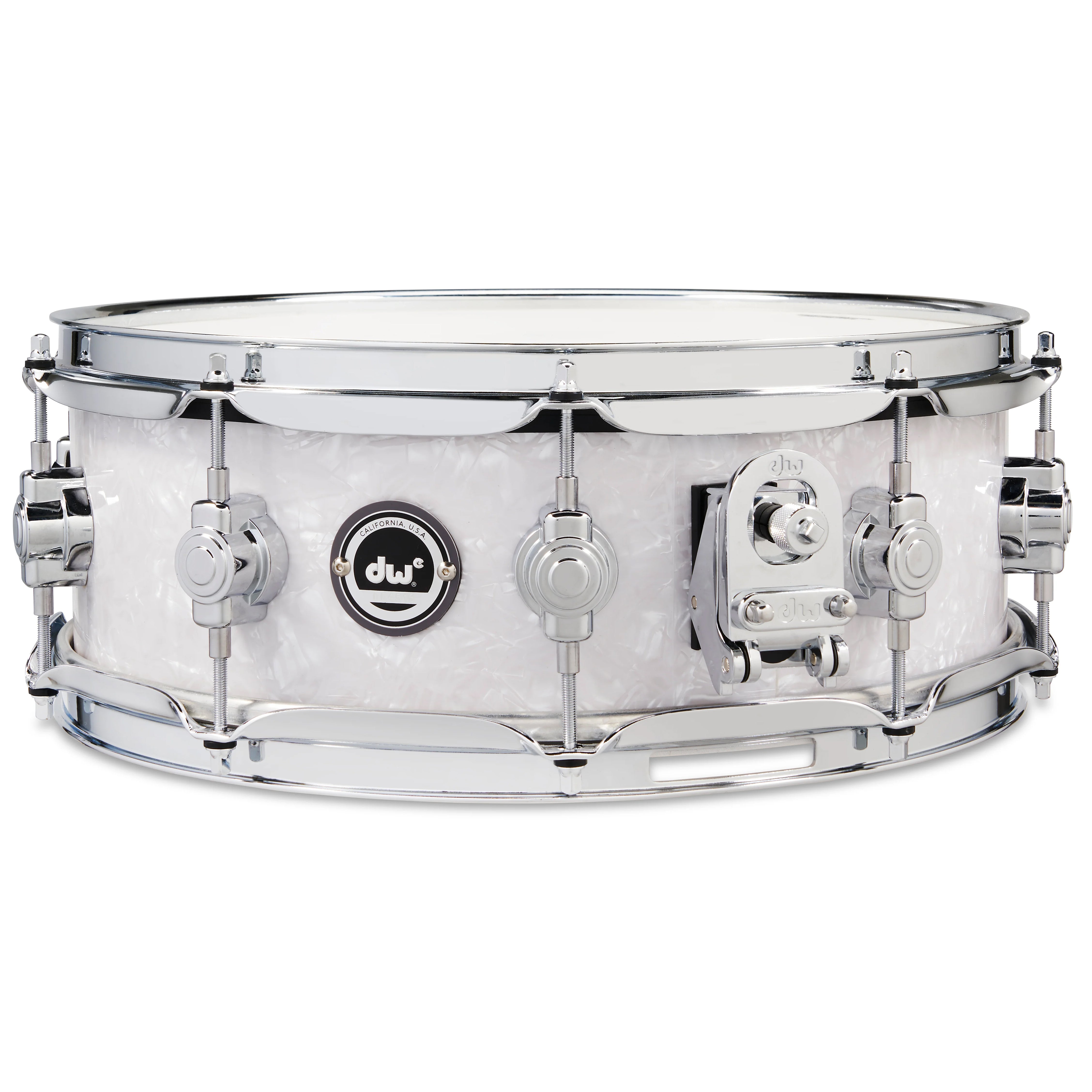 Drum Workshop DWe Snare 5x14" - White Marine Pearl, View 5