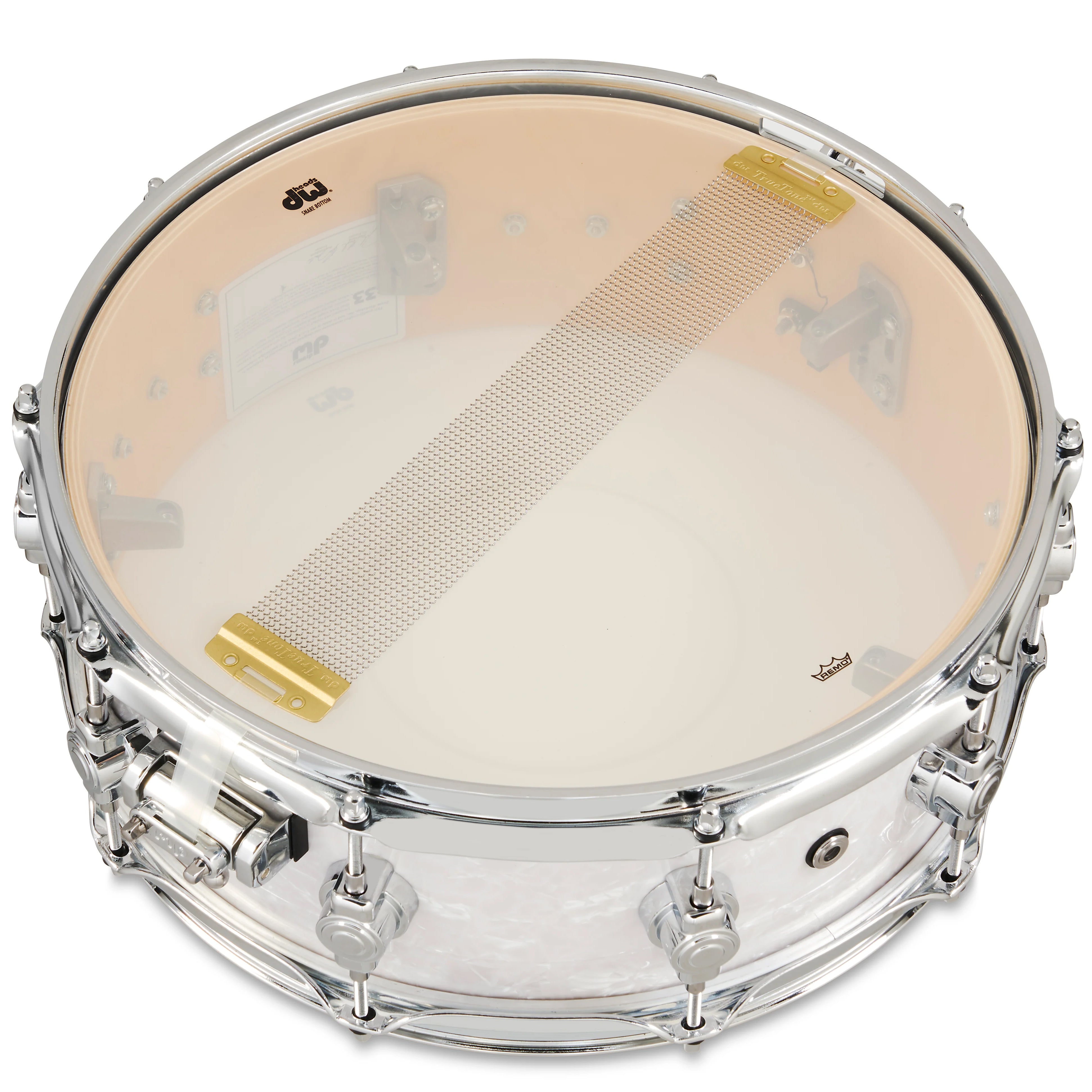 Drum Workshop DWe Snare 5x14" - White Marine Pearl, View 3